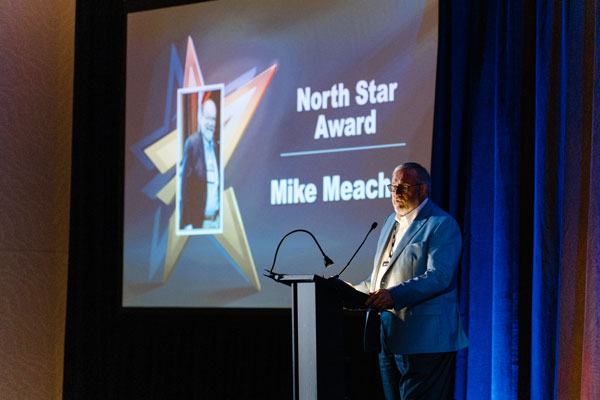 Nick Pappajohn announced the North Star Award winners at the SIAA National Meeting in Nashville