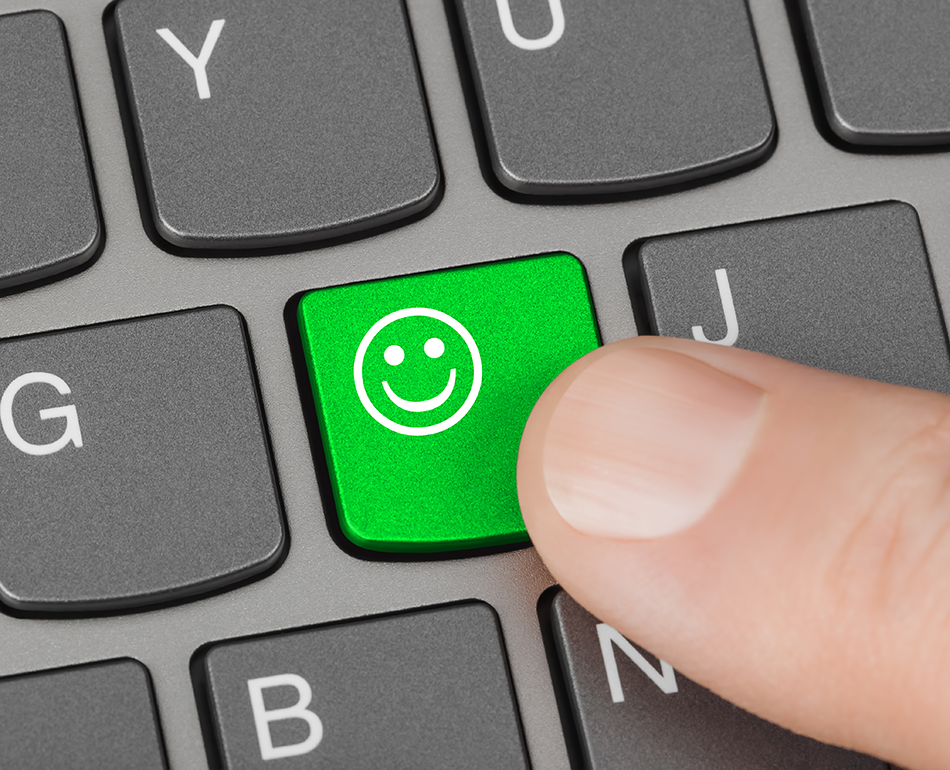 smiley face keyboard button