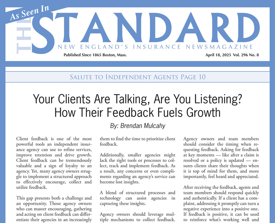 The Standard Your Clients are talking Feature